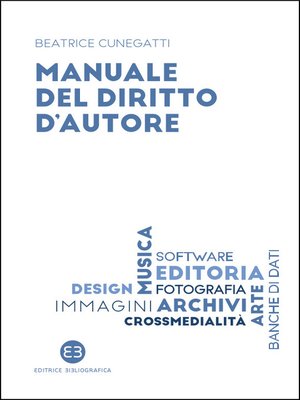 cover image of Manuale del diritto d'autore